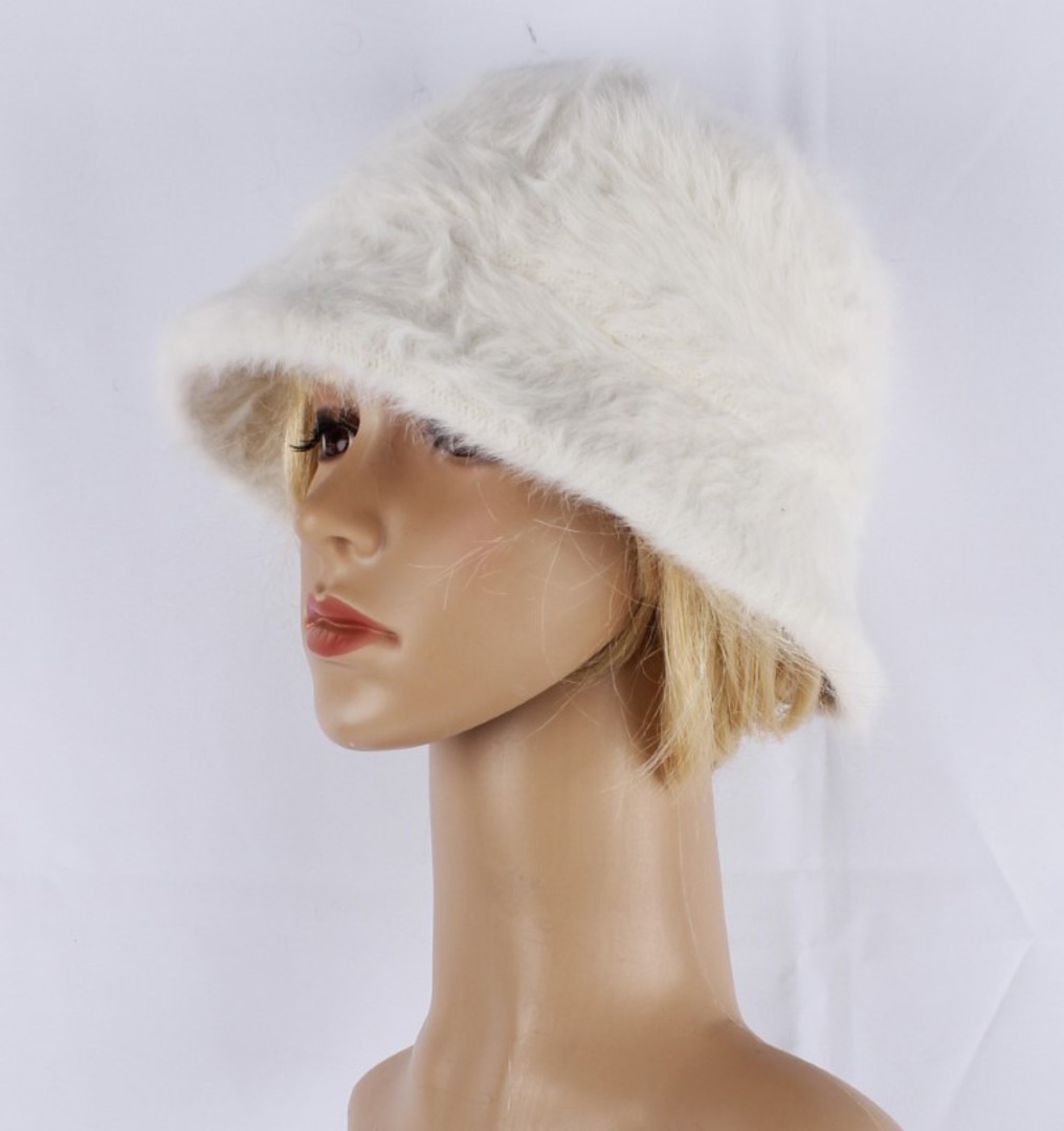Head Start soft, warm cashmere hat white STYLE : HS/5062WHT image 0
